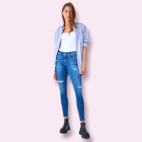 Salsa Jeans Skinny Colette with Tears - Picture 1 of 14